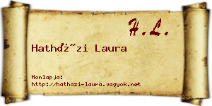 Hatházi Laura névjegykártya